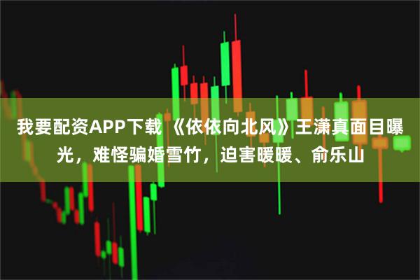 我要配资APP下载 《依依向北风》王潇真面目曝光，难怪骗婚雪竹，迫害暖暖、俞乐山